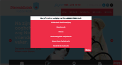 Desktop Screenshot of dierenkliniekridderkerk.nl